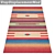 High Quality Set of 3 Carpets 3D model small image 3