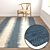 Luxury Textured Carpet Set 3D model small image 5