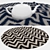 Round Carpets Set 88 - Versatile Rugs for Stunning Renders 3D model small image 3