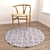 6-Piece Round Carpets Set 3D model small image 4