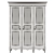 Solid Wood Wardrobe 3D model small image 5