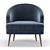 Elegant Xangai Armchair 3D model small image 3