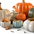 Harvest Pumpkin Decor Set 3D model small image 4