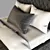 Luxury Wingback Double Bed: Soverom Inspirasjon 3D model small image 2