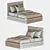 Luxury Wingback Double Bed: Soverom Inspirasjon 3D model small image 4