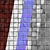 Grunge Brick Wall: PBR Texture 3D model small image 4