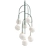 Blossoming Elegance Chandelier 3D model small image 1