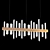 Elegant Gertrudis Chandelier Line 3D model small image 1