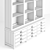 OM Library Printmaker Oak Bookcase 3D model small image 4