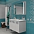 Praktik White Bathroom Furniture Collection by Kaksa-A 3D model small image 5