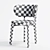 Modern Richmond Mesh Dining Chair 3D model small image 4