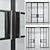 Loft Glass Partition 3D model small image 1