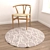 6-Piece Round Carpets Set 3D model small image 4