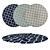 Round Carpets Set 94: Versatile and Realistic Carpets for All Perspectives 3D model small image 1