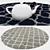 Round Carpets Set 94: Versatile and Realistic Carpets for All Perspectives 3D model small image 3