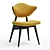 Modern Velvet H Chair 3D model small image 1