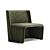 Timeless Comfort Armchair 3D model small image 1