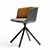 Wood Zenith: Modern CUT Chair 3D model small image 2