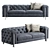 Vincent Contemporary Sofa: Sleek and Stylish 3D model small image 1