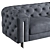 Vincent Contemporary Sofa: Sleek and Stylish 3D model small image 2