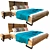 Modern and Stylish Bed: Dillinger 160U 3D model small image 1