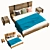 Modern and Stylish Bed: Dillinger 160U 3D model small image 2