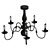 Elegant Chaindler Pendant Light 3D model small image 2