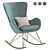 Lux Velvet Wing Rocker 3D model small image 4