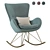 Lux Velvet Wing Rocker 3D model small image 8