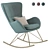 Lux Velvet Wing Rocker 3D model small image 10