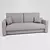 Modern 2K Textured Sofa 3D model small image 1