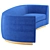 Luxurious Julian Velvet Sofa - Perfect for Any Room 3D model small image 4