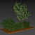 Garden Oasis Bush and Tree Set 3D model small image 5