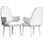 Elegant Armchair: Diva Collection 3D model small image 4