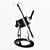 360° Kinetic Glass Gravity Hookah 3D model small image 15