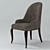 Elegant Dining Armchair 3D model small image 2