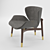 Luxury Jorgen Armchair: Exquisite Design for Ultimate Comfort 3D model small image 4