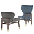 Luxury Jorgen Armchair: Exquisite Design for Ultimate Comfort 3D model small image 7