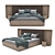 Elegant Ripley Bed: Exclusive Design 3D model small image 1