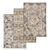 High-Quality Carpets Set 3D model small image 1