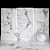 Elegant Flow White Marble: Timeless Beauty 3D model small image 2