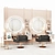 Elegant Salon Interiors 3D model small image 3