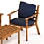 Koctas Coffee Garden Seating: Elegant and Spacious 3D model small image 4