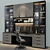 Modern Rustic Cabinet Furniture 3D model small image 2