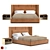 MezzoCollection Bed PERRY: Sleek and Stylish Comfort 3D model small image 1