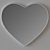 Glam LED Heart Mirror 3D model small image 2