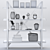 Elegant Decor Shelve 3D model small image 4