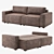 Versatile Modular Sofa - Transform Your Space 3D model small image 2