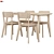 Modern Dining Set: IKEA LISABO 3D model small image 1