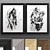 Modern Art Frame Set 50x70cm 3D model small image 1